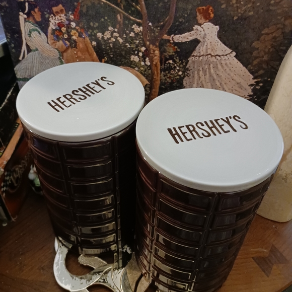 🍪4 VINTAGE SET Hershey Cookie Jar 🍪 By Fitz & Floyd,Rare Hard To Come By.🎁 - Picture 8 of 16